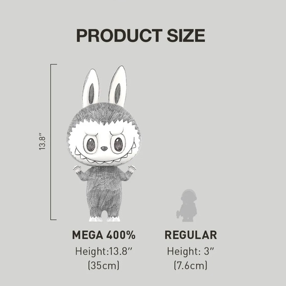 Labubu Sketch 400% - Picture 3 of 4